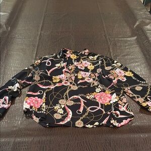 Floral Chain Print Blouse